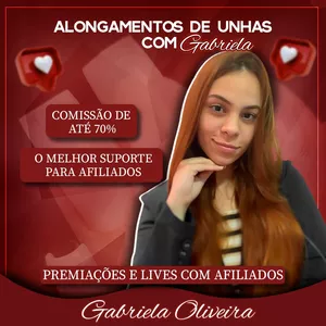 Alongamento de Unhas Com Gabi - Gabriela Oliveira Feijó